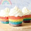 ScrapCooking - Kit Cupcakes Rainbow - con Lievito Colorante, 40