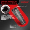 ANGELSWORD TCT Annular Cutter Diameter 1/2", Cutting Depth 2" Tungsten