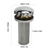 Fuel Tank Air Filter with Cover High Accuracy Mesh Cartridge