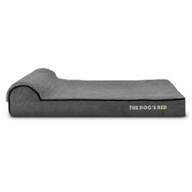 The Dog's Bed Replacement Outer Cover Cover ONLY - NO Bed for The Dog's Bed, Washable Plush Fabric, Large 40” x 25” x 4” Grey Plush