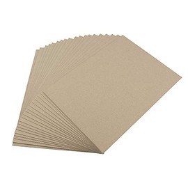 House of Card & Paper Grey Kraft Board 1500micron 945gsm A5 Size 20 Sheets per Pack, HCP471