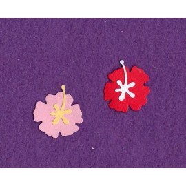 Unbranded HIBISCUS flower qk die cuts Scrapbook cards