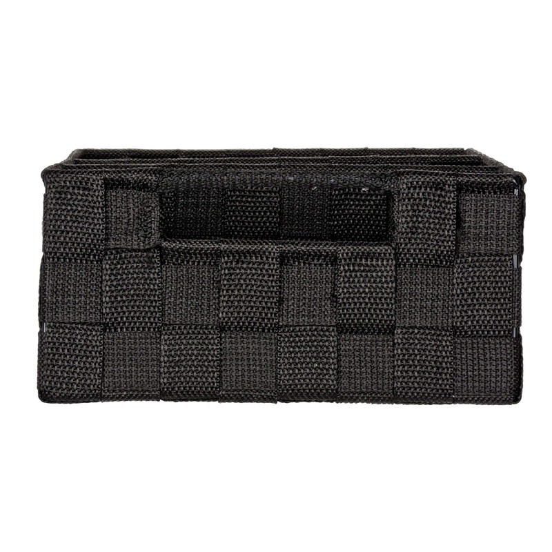 WENKO "Adria Organizer with Handles/Three Separations, Black