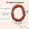 VLOMOT 6 Pcs Set 100% Pure Mulberry Silk Hair Scrunchies