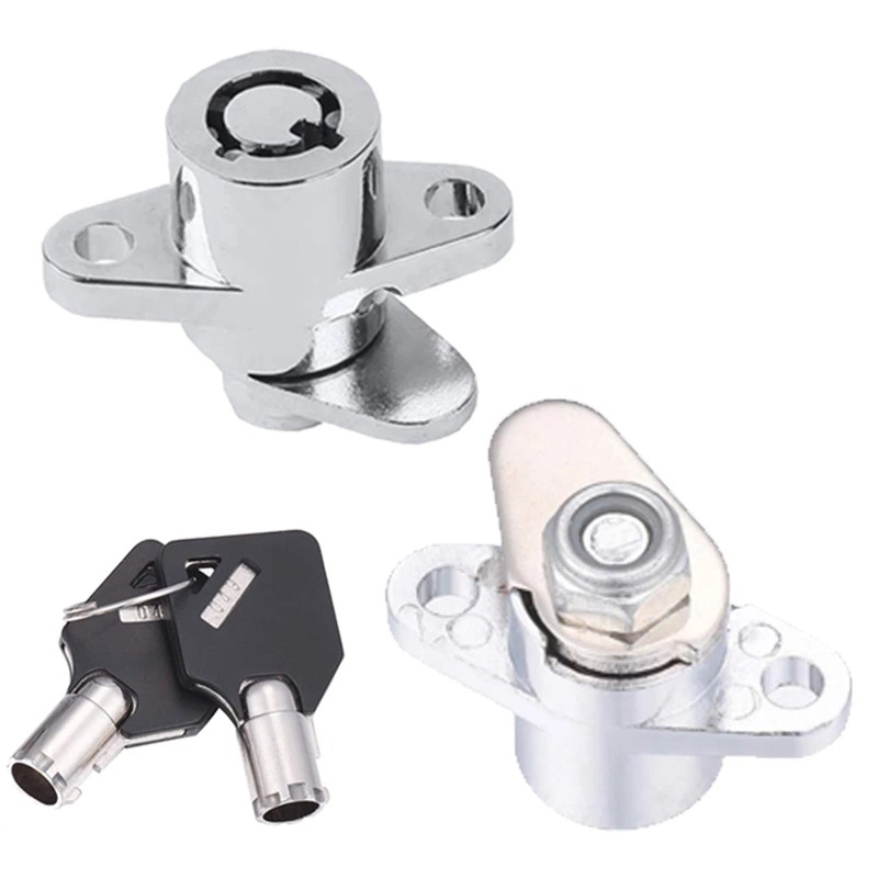 TCMI 2 Keys Hard Saddlebag Locks Fits for Harley Davidson