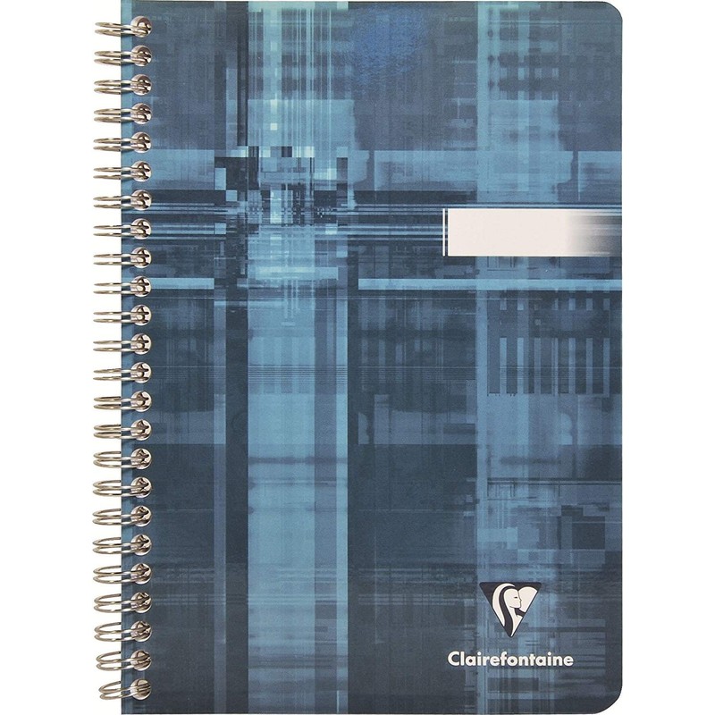 Set of 3 Clairefontaine Wirebound Graph Notebook (6 x 8