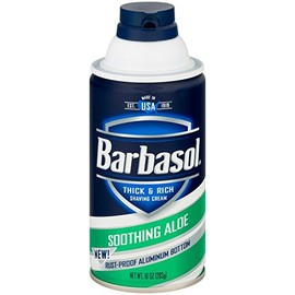 Barbasol Soothing Aloe Thick & Rich Shaving Cream 10 Oz