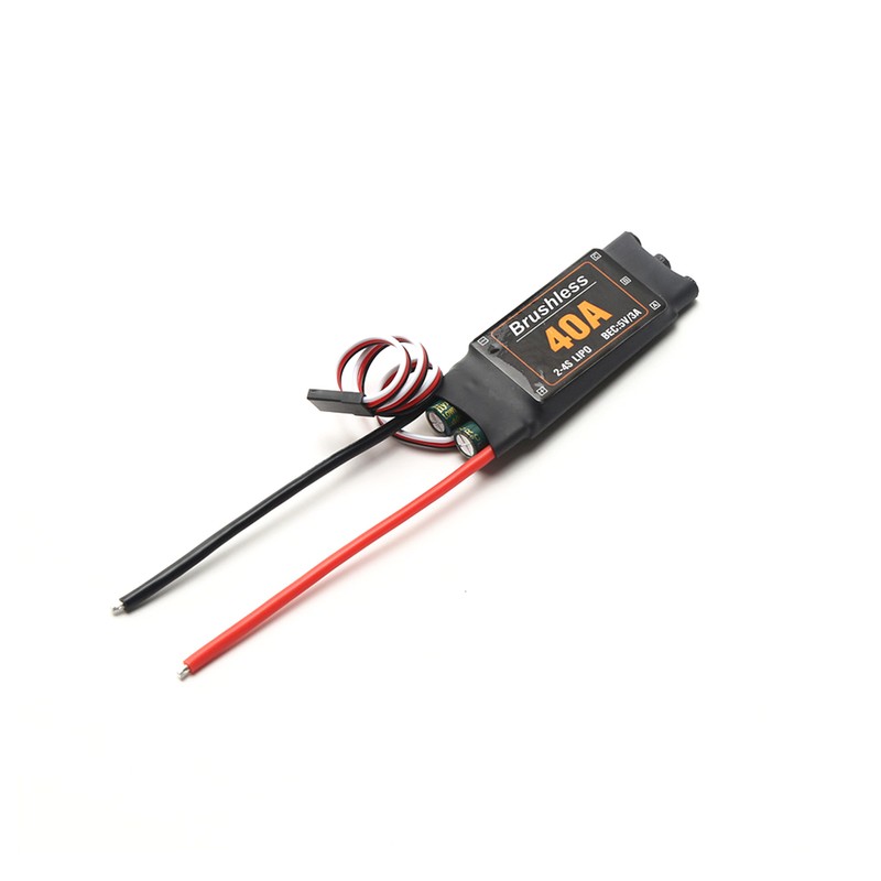 40A Brushless ESC 2-4S Electronic Speed Controller XT60 Plug with