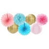 Pink Blue Gold Party-Decorations Streamers Lanterns - 14pcs Gender Reveal