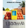 HYVOHEX Mini Electric Ball Pump with Needle for Sports Balls