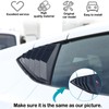 Hudiriy Rear Side Window Louvers Air Ven Decorative Compatible with