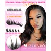 EYDEVRO Fairy Lash Clusters with Spikes 300D 12-20mm Eyelash Clusters