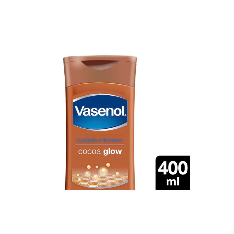 VASENOL Crema Corporal Humectacin Total Cocoa Glow 400 ml