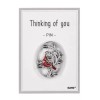 Ganz Cardinal Pin on Card "Thinking of You"