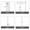 VISIONU Lightweight Foldable Forearm Crutch, Aluminum Walking Stick,Height Adjustable, Ergonomic