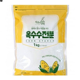 옥수수 자연의선택옥수수전분 자연의선택 옥수수전분 1kg 옥수수가루 옥수수전분가루 Natural Choice Corn Starch 1kg