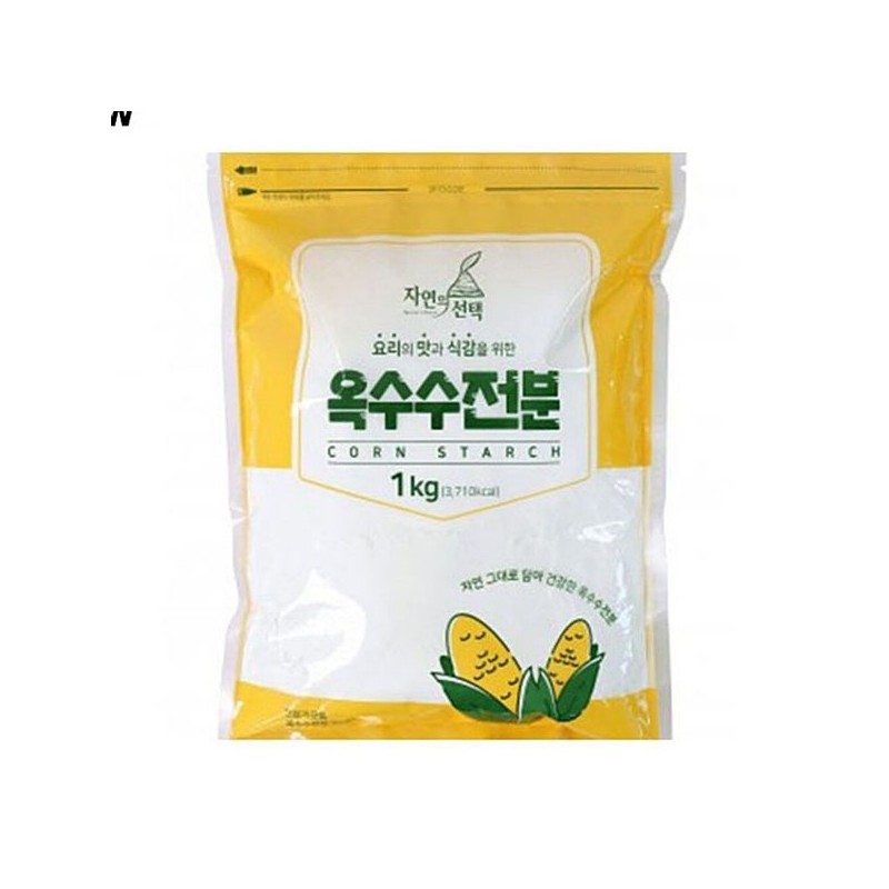 옥수수 자연의선택옥수수전분 자연의선택 옥수수전분 1kg 옥수수가루 옥수수전분가루 Natural Choice Corn