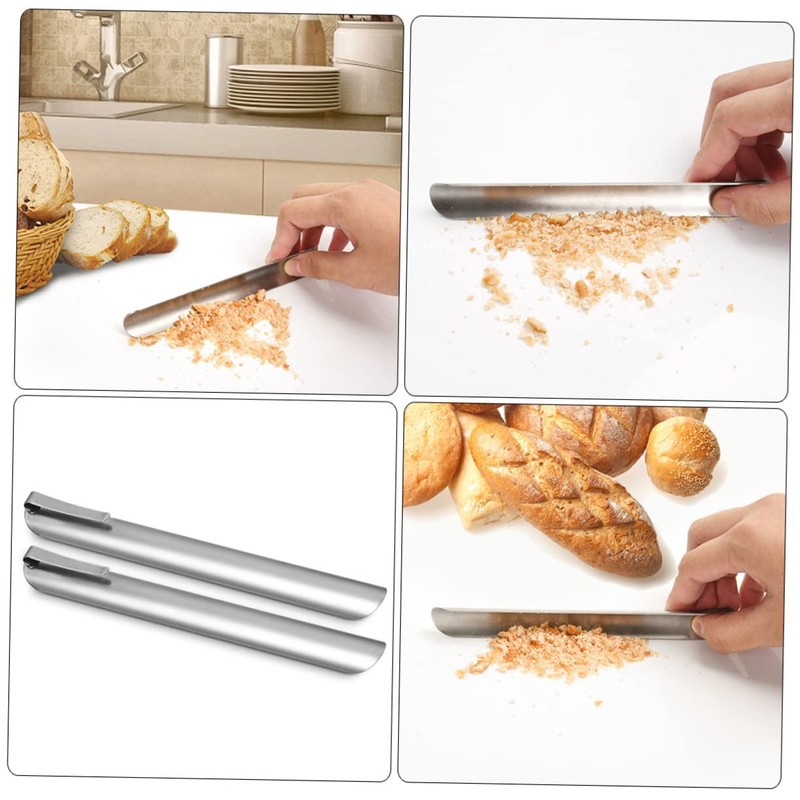 Ipetboom 3pcs Efficient Cleaning Tool Bread Crumb Counter Stainless Steel