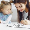 Mini Whiteboard Piccola Lavagna Bianca Pieghevole Taccuino Riutilizzabile