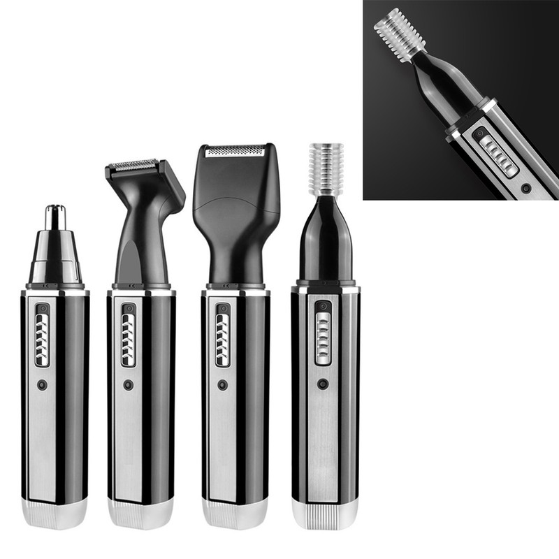 4 in 1 Electric Nose Hair Trimmer Multifunctional Rechargeable Nose