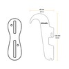 Shepps GNARWALL Concealed Acrylic Surfboard Wall Mount - For Shortboard,
