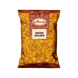 Aiva Golden California Raisins (2 LB) – Naturally Sweet Dried Fruit for Snacking, Baking, and Cooking
