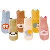 Kids Animal Printed Non-Slip Socks, 1-3 Years – Pack of