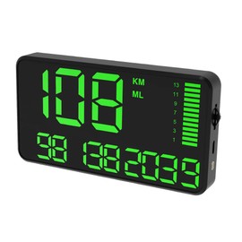 Kingneed GPS Speedometer Odometer HUD Digital Display 5.5 inch MPH/KMH with Over Speeding Alarm for All Cars Vehicles