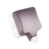 Keystone Surface-Mounted Enclosure IP66 Outdoor 1-Way Grey Plastic Waterproof Includes