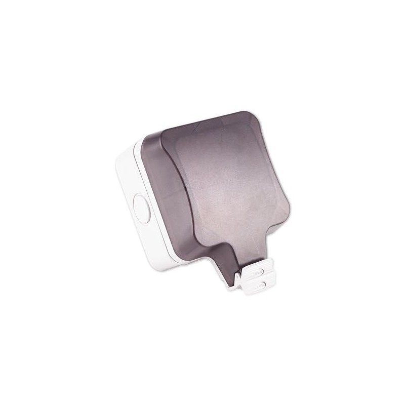 Keystone Surface-Mounted Enclosure IP66 Outdoor 1-Way Grey Plastic Waterproof Includes