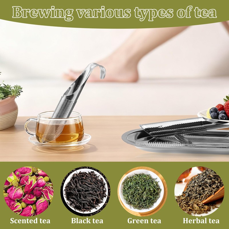 Stainless Steel Tea Infuser for Loose Leaf Tea – Reusable