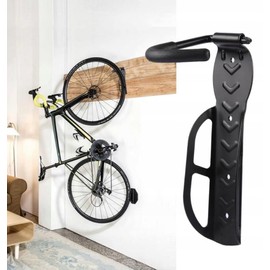 Retoo Bicycle Holder Bicycle Mount Wall Mount Vertical Bicycle Hook up to 30 kg Hanging Bicycle Stand Steel Bicycle Suspension for E-Bike MTB Road Bike Black