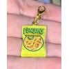 Funyuns Onion Rings Chips Bag Zipper Pull & Keychain Add