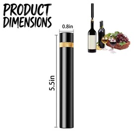 1Pc Aeropop Wine Opener,Needle Type Wines Bottle Openers, Portable