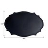 Double-Texture Faux Leather Oval Placemats Set of 6 Washable Heat