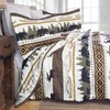 CARSTENS, INC. Rustic Cabin Lodge Comforter Set Queen/Full - Outdoor