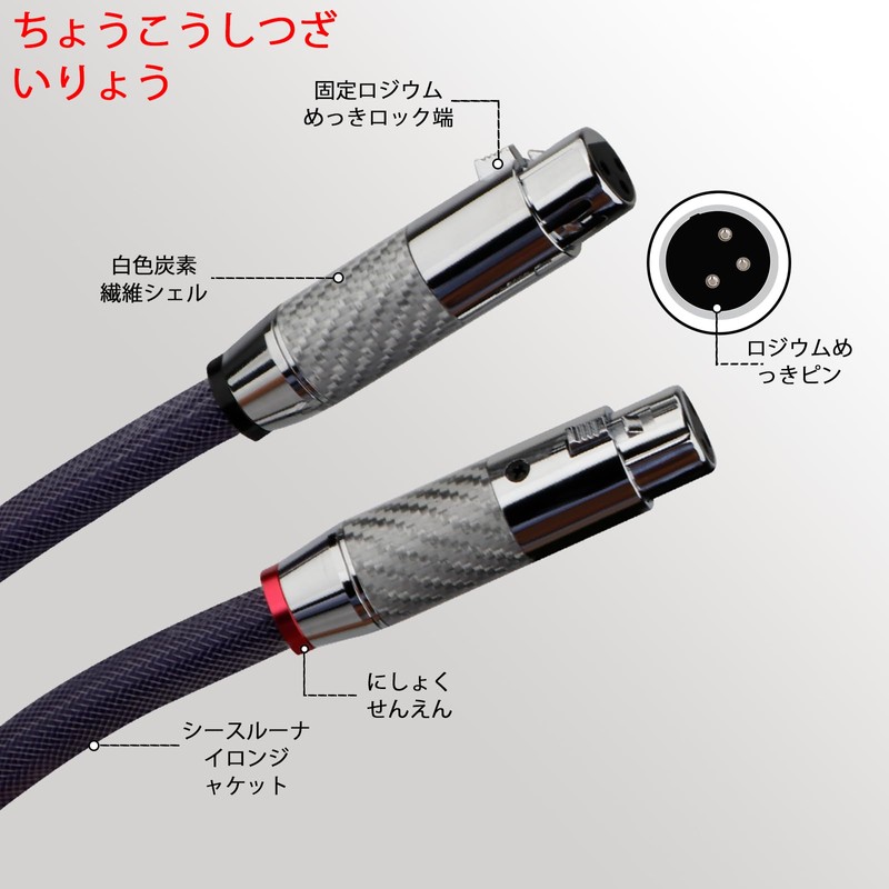 Preffair 18 Gauge Balanced Interconnect Cord Audio 3 Pin XLR