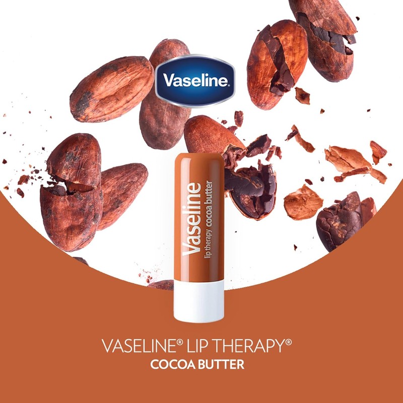 Vaseline - Bálsamo para Labios Cocoa Stick Hidrata y Nutre