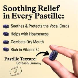 GRETHER'S Pastilles Classic Blackcurrant Natural Remedy Dry Mouth Relief - Soothing Throat & Healthy Voice - Long-Lasting Flavor, Gift for Singers - 3-Pack - 2.1 oz.