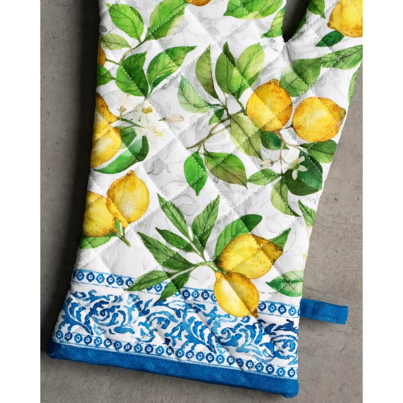 Maison d' Hermine Oven Mitt & Pot Holder 100% Cotton