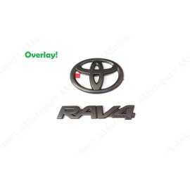Toyota OEM 2PCS 2019-2023 TOYOTA RAV4 HYBRID XLE LIMITED XSE BLACKOUT EMBLEM OVERLAY GEN