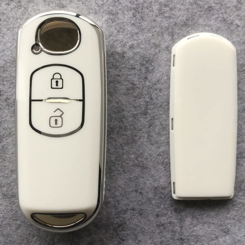 [Kinotaka] 2 Buttons TPU Smart Key Case for Mazda 2