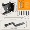 Hotop Self Locking Gate Gravity Latch Stainless Steel Spring Loaded