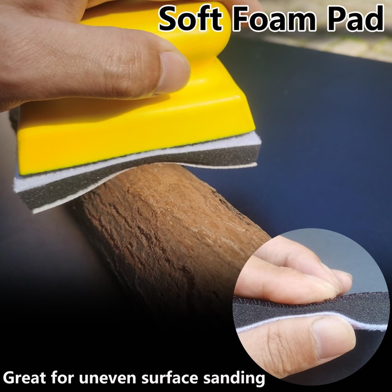 FOWOK 3" x 4" Foam Sanding Pad for SurfPrep Sander,