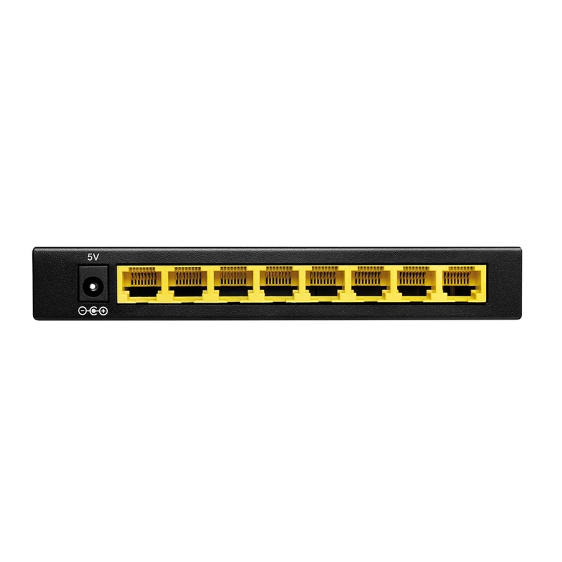 LogiLink 8-Port Gigabit Desktop Network Switch, Metal Housing