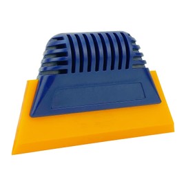 Lunbengo Handy Rubber Squeegee, Window Film Squeegee, Streak Free Glass Wiper for Windows, Mirrors, Tiles, Countertop, Sink and Window Tint 5 x 3.35 Inch