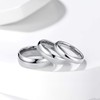 KAMASATO 4mm Tungsten Carbide Rings for Men Women Dome Polished