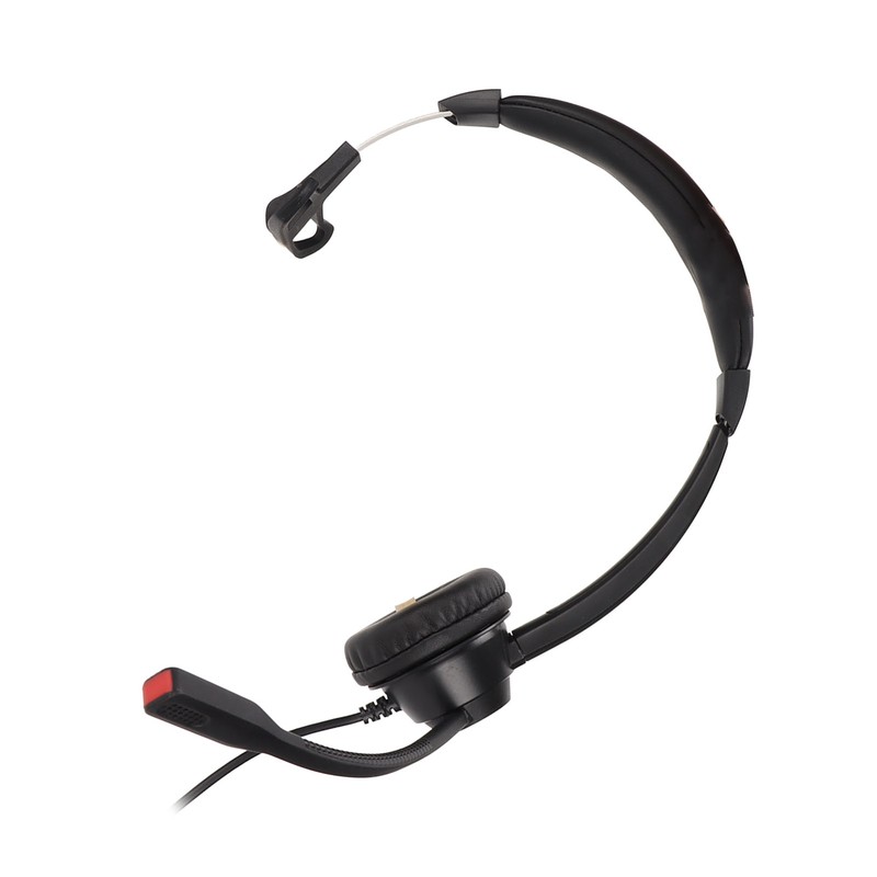 Telephone Headset Noise Reduction Volume Control 3.5mm Straight Plug Unilateral