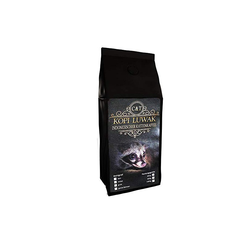 Kopi Luwak Arabica Speciality of Indonesia 200 g Milled Gourmet