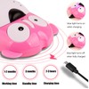 Dpisuuk Cute Puppy Rechargeable Silent Wireless Mouse (Pink)